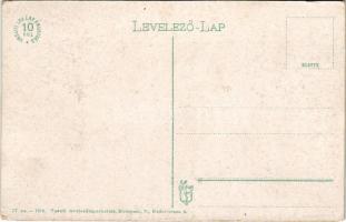 Kecskemét, pályaudvar, vonat, vasútállomás, gőzmozdony. Vasúti levelezőlapárusítás 17-19146. (EK)