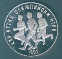 Bulgária 1990. 25L Ag "Olimpia-futás" T:PP
