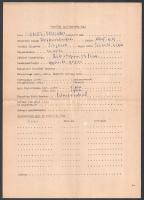 cca 1969 Monori Lili (1945-) Jászai Mari- és Balázs Béla-díjas színművész, érdemes művész autográf a...