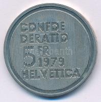 Svájc 1979. 5Fr Cu-Ni "Albert Einstein születésének 100. évfordulója" T:AU 
Switzerland 1...