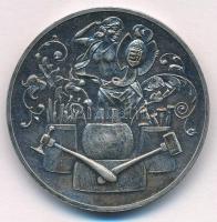 DN "A látogatás emlékére - Vésnök Kft." ezüstözött bronz emlékérem (40mm) T:AU patina