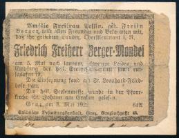 cca 1923 Azonosítatlan helyszín enteriőr fotója, a falon német nyelvű felirattal: "Bilder Deuts...