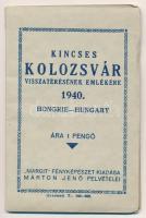 Kolozsvár, Cluj; Kincses Kolozsvár visszatérésnek emlékére 1940. Margit fényképészet kiadása, Márton Jenő felvételei - 20 képes nem képeslapos leporello / Non-postcard leporello with 20 pictures