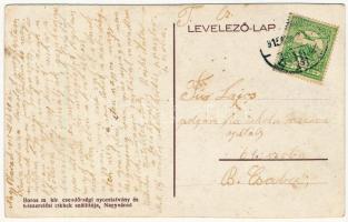 1915 Nagyvárad, Oradea; M. kir. országos csendőrségi iskola legénységi épületei és fürdője. Boros m....