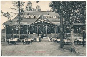 Szováta-fürdő, Baile Sovata; Fővárosi étterem és kávéház. Schuster Emil kiadása / restaurant and cafe