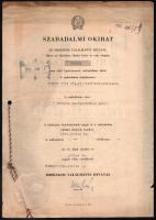 1948-1950 Csonka János (1 db) és Csonka Béla (2 db) okleveles gépészmérnök szabadalmi leírásai és ok...
