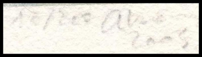 Aknay János (1949-): Angyal. Computer print, merített papír, jelzett, számozott: 10(?)/200. Kartonra...