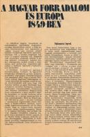 1963-1974 Élet és Tudomány folyóirat 5 száma, bennük 1848-49-es témájú írásokkal is: Asbóth Sándor 1...