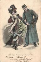 1896 Christmas with soldier (EK)