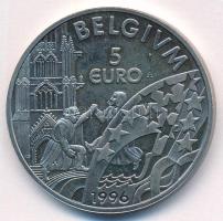 Belgium 1996. 5E Cu-Ni "II. Albert" T:AU Belgium 1996. 5 Euro Cu-Ni "Albert II" ...