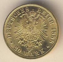 Német Birodalom/Császárság/Poroszország 1888A 20M Au 7,965g T:1