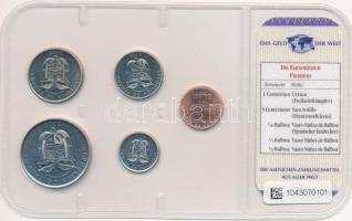 Panama 2008. 1c-1/2B (5xklf) "A világ pénzei" forgalmi összeállítás fóliatokban, német nye...