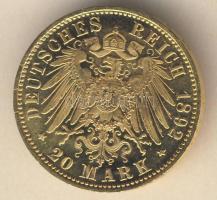 Német Birodalom/Császárság/Poroszország 1892A 20M Au 7,965g T:1