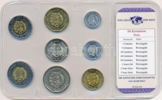 Peru 1999-2007. 1c-5S (8xklf) "A világ pénzei" forgalmi összeállítás fóliatokban, német ny...