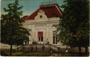 1925 Marosújvár, Uioara, Ocna Mures; Camiul functionarilor RMS / R. M. S. tisztviselők otthona. Kiadja Filip Banciu / clerks&#039; house (EK)