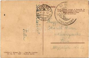 1940 Dés, Dej; Scoala publica de pictura, Scoala primara de stat / Festőiskola, festő, Állami elemi ...