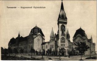 Temesvár, Timisoara; Kegyesrendi főgimnázium / grammar school