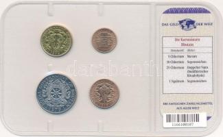 Bhután 1979. 5ch-1Ng (4xklf) "A világ pénzei" forgalmi összeállítás fóliatokban, német nye...