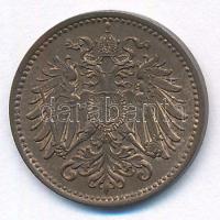 Ausztria 1893. 1h bronz T:AU patina Austria 1893. 1 Heller bronze C:AU patina Krause KM#2800