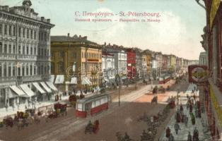 Saint Petersburg with trams (fa, EB)