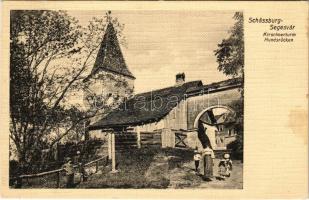1911 Segesvár, Schässburg, Sighisoara; Kirschnerturm, Hundsrücken / torony, kapu. W. Nagy kiadása / tower, gate (fl)