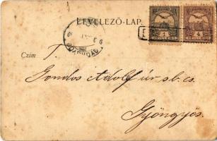 1902 Eperjes, Presov; Állami kisdedóvónő képző intézet a Stefania utca felől. Cattarino S. kiadása /...