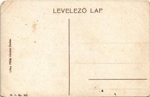 Beckó, Beczkó, Beckov (Vágvölgye); várromok. W.L. Bp. 303. Löwy Fülöp kiadása / Povazie, Beckovsky h...