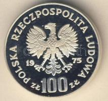 Lengyelország 1975. 100Zl Ag "Helena Modrzejewska" T:PP