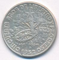 Kuba 1952. 40c Ag "A Kubai Köztársaság 50. évfordulója" T:VF kis ü.
Cuba 1952. 40 Centavo...