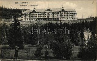 Tátralomnic, Tatranská Lomnica (Magas-Tátra, Vysoké Tatry); Palota szálló. Kuszmann Gyula kiadása / hotel