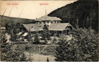 1912 Iglófüred, Bad Zipser Neudorf, Spisská Nová Ves Kupele, Novovesské Kúpele; Nagy fürdőház. Ferencz D. kiadása / spa (EK)