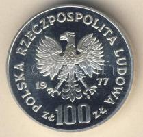 Lengyelország 1977. 100Zl Ag "Wladyslaw Reymont" T:PP Csak 20.150db!