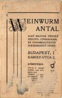 Temesvár, Timisoara; Gyárváros, Városi Vágóhíd. Weinwurm Antal reklámja ragasztva a hátoldalra / Fab...