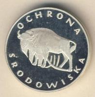 Lengyelország 1977. 100Zl Ag "Bölény" T:PP
