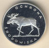 Lengyelország 1978. 100Zl Ag "Jávorszarvas" T:PP
