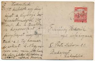 1917 Lupény, Lupeni; Bánya szerencsétlenség áldozatainak temetése, koporsókat viszik a temetőbe / fu...