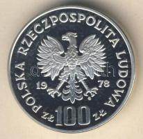 Lengyelország 1978. 100Zl Ag "Jávorszarvas" T:PP