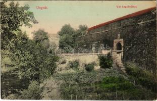 1912 Ungvár, Uzshorod, Uzhhorod, Uzhorod; Vár kapu bejárata. Balázs Soma kiadása / castle entry gate (EK)