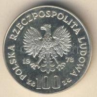 Lengyelország 1978. 100Zl Ag "Adam Mickiewicz" T:PP