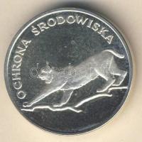 Lengyelország 1979. 100Zl Ag "Hiúz" T:PP