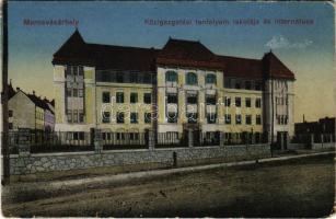 Marosvásárhely, Targu Mures; Közigazgatási tanfolyam iskolája és internátusa. Porjes S. Sándor kiadása / boarding school of the public administration course (fl)