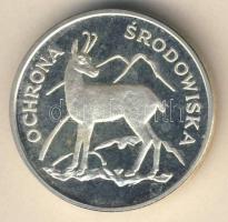 Lengyelország 1979. 100Zl Ag "Hegyi kecske" T:PP