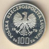 Lengyelország 1979. 100Zl Ag "Hegyi kecske" T:PP