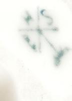 Karl Ens pillangó figura, porcelán, jelzett, kis kopással, 9x7 cm