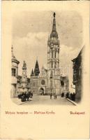 1901 Budapest I. Mátyás templom (vágott / cut)