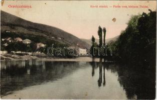 1912 Oravicabánya, Oravica, Oravicza, Oravita; Kis tó részlet. Káden József kiadása / Partie vom kleinem Teiche / lake (fl)