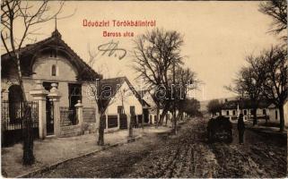 1910 Törökbálint, Baross utca, szobor. W.L. 4299.