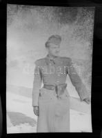 II. világháborús magyar katonák, 5 db kisfilm negatív kocka