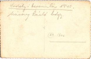 1940 Erdélyi bevonulás, Náray László hadnagy és ütege / Entry of the Hungarian troops in Transylvani...