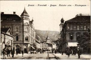 1923 Brassó, Kronstadt, Brasov; Kolostor utca / Klostergasse / street (EK)